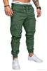 Brand Men Pants Hip Hop Harem Joggers Male Trousers Mens Jogger Solid Classic Khaki Multi-pocket Pant Sweatpants334c