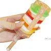 Tryck upp behållare cupcake plast matkvalitet lock kaka behållare för fest dekorationer rund form verktyg rre13175