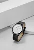 Mens Horloges Cool Minimalistisch Zwart Wit Quartz Voor Mannen Waterdichte Business Casual Polshorloge Man