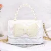 الأطفال البسيطة مخلب محفظة لطيف حقيبة جلد الليزر حقيبة crossbody للأطفال المحافظ وحقائب يد الطفل رسول حقيبة