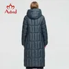 Astrid зима женские пальто женщин длинные теплые парки парки густой куртку с капюшоном с капюшоном Bio-вниз женский дизайн одежды 95 211013