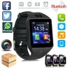 Ny Smart Watch Män Kvinnor DZ09 Armband Wristband SIM Electronics Intelligent Relógio Inteligente Sport Klockor för Android IOS Cellphones VS T500 Q18 G20 116PLUS