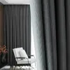 Full Blackout Curtains Finished Custom Thick Jacquard For Bedroom Living Room Insulation Soundproof Curtain 210913