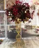 60-80 CM Tall Wedding Decoration Flower Vase Metal Stand Aisle Ornaments Geometry Guide Props Birthday Party Table Centerpieces Floral Plinth Display Iron Rack