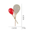 Pins, broscher Lovely Red Balloons Enamel Pin High Quality Luxury Brosch Pins Smycken Tillbehör Mode Crystal Ballong för kvinnor