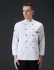 Chef039s Uniformi Manica lunga Abbigliamento da cuoco Uniforme Ristorante Cucina Cappotto da cucina Cameriere Giacche da lavoro Uniforme professionale 8341348