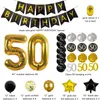 1 set di decorazioni per il 50° compleanno Happy Party Kit con palloncini per il 50° compleanno