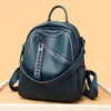 Brand Designer Casual Ladies Backpack School Bags High Quality Travel Shoulder Bag Pu Leather Women Backpacks Daypack Bagpack Q0528