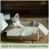 Everyday Collection Pasen Kawaii Cat Woondecoratie Accessoires Dierenbeeldjes Maneki Neko Sculptuur Miniatuur Fairy Tuin 211109