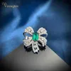 anelli di taglio smeraldo vintage