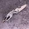 GB 3013 Многофункциональный складной нож Полуавтоматический 8cr13 Move Blade с зубчатой ​​алюминиевой ручкой для бутылок открытый кемпинг Охота EDC Tools