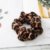 9 farben Frauen Mädchen Leopard Farbe Tuch Elastische Ring Haar Krawatten Zubehör Pferdeschwanz Halter Haarbänder Gummiband