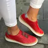 2021 Women Slip on Sneakers Shallow Loafers Vulcanized Shoes Breathable Hollow Out Casual Ladies Shoes Woman Plus Size Dropship Y0907