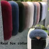 100% NATUURLIJKE FOX FUL kleur vossen kraag damesjack voor damesjasje trui mode kan worden aangepast grote sjaal H0923