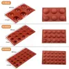 Ball Sphere Silicone Mold For Cake Pastry Baking Chocolate Candy Fondant Bakeware Round Shape Dessert Mould DIY Decorating DAS408