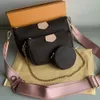 Dames avondtassen Crossbody tas echt leer dame schouder handtas verziend mini-pakket messenger kaarthouder portemonnee MULTI POCHETTE