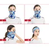 Vit tomt bandana mask multifunktionell nack halsduk magi turban värmeöverföring utskrift stöd sublimering pannband bandanas scar4931404