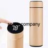 500ml Smart Thermos Bottle Vacuum Flasks Safety 304 Stainless Steel Led Digital Display Intelligent Thermo Cups