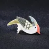 Pins, Brooches Jewelry Natural Abalone Shell Cute Animal Bird Woodpecker Brooch Pin For Fashion Girl Women Accessories