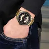 LMJLI - Relogio Masculino Curren Erkek Saatler Lüks Üst Marka erkek Moda Rahat Çelik İzle Askeri Kuvars Saatler Reloj Hombres Mens Watch