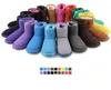 Alta Qualidade Aus 5854 Mulheres Curtas Botas de Neve Suave Soft Sheepskin Manter Botas de Pelúcia Quente Com Cartão Dust Bag Fine Birth Birthday presentes U5854