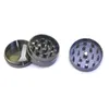 Wholesale 50mm 3layer ZIcn alloy metal tobacco grinder mini herb grinders for smoking dry herb