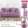 Velvet Plush Thicken Sofa Cover All-inclusive Elastic Sectional Couch Cover for Living Room Chaise Longue L Shaped Corner Covers 211102