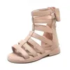 Fashion Roman Children Sandals High-top kids Girls Gladiator Sandals Summer Toddler Baby Shoes Princess Bow Booties