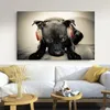 Modern Large Size Canvas Painting Funny Dog Poster Wall Art Animal Picture HD Printing For Living Room Bedroom Decoration342c