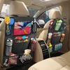 2 pièces siège de voiture organisateur arrière 9 poches de rangement avec écran tactile support de tablette protecteur pour enfants enfants Accessories293A