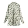 BLSQR Fashion Asymmetric Leopard Print Loose Blouse Vintage Long Sleeve Button-up Female Shirts Blusas Chic Tops 220217