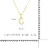 2020 anglais lettre G pendentif colliers pour femmes couleur or chaînes initiales collier ras du cou dames enfant bijoux cadeaux