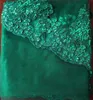 Bridal Veils Green Short Wedding Veil Muslim Islamic One Layer Sequins Lace With Comb 2021 Voile Mariage Bride