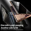 Magnetic Anti Peeping Fodral Sekretess 360 ° för Samsung Galaxy Note 20 Ultra S21 Ultra S20 Fe Plus 5G Case Cover Funda Coque Metal Bumper