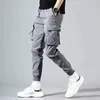 Pantalon de Jogging pour hommes, vêtements techniques tactiques noirs, en coton léger, vêtements de travail en plein air