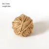 Kledinggaren Natural Jute Touw Party Bruiloft Geschenk Inpakkoorden Draad Diy Box Verpakking Twine jute string