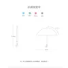 Şemsiye Degrade Renk Yağmur Şık Sadelik Kabarcık Uzun Kolu Şeffaf Kız Çocuk Mantar Şemsiye Temizle Çevre G4W2539