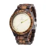 Wristwatches Top Men039s Japan Quartz Real Cherry Wood Watches1781426