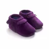 Purple Baby Girl Обувь Мягкая бахрома Новорожденные Первые Уокеры Малыша Предварительные Walkers Ходьба Детские Мокасины 0 1 2 Год 210413