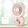 2021 handheld clip fan fill light folding mini electric fans student usb hanging neck 3 colors