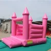 Pink Inflatable bouncy Castle white wedding bounce house combo Jumper Moon Bouncer for Party Time