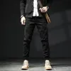 Pantaloni cargo tattici militari da uomo moda coreana streetwear pantaloni slim in cotone elasticizzato casual da uomo