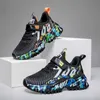 2021 Spring Kids Sport Shoes para meninos Running Sneakers Casual Sneaker Breathable Childra