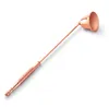 Home Decor Roestvrijstalen Hoorn Shaped Wicks Snuffer Black Silver Rose Gold Candles Cutter Cover Candle Wick Trimmer SN4065