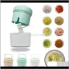 Mills Kitchen, Dining Bar Home Garden Druppel Delivering 2021 Mini Wireless Electric Knapper Pers Groente Squeezer Masher Crusher Handheld Gin