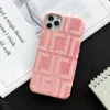 Luksusowy fexxx Letter Telefon Case dla iPhone 12 Mini 12Pro 11 Pro X XS Max XR 8 7 Plus Embossed Kolorowe Projektant Skóry Obudowa