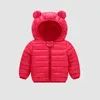 Bébés Filles À Capuche Doudounes Pour Enfants Manteaux Automne Garçons Dessin Animé Garder Au Chaud Survêtement Toddler Infant Casual Zipper Vêtements 211204