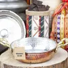 Pans本格的なトルコ語伝統的な「Sahan」ハンマル銅セットフライパンのオムレツとソテー％100 Handame 16/18/22 cm