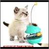 Beteende träning levererar hem Gardenfood Ball Tease Leaky Stick Tumbler Cat Turntable Toy Self Hi Artifact Pet Products Drop Delivery 202