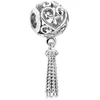 Pendentif couronne de renard Moom Love pour femmes, perles adaptées aux breloques Pandora originales, couleur argent, bijoux pour femmes, nouvelle collection